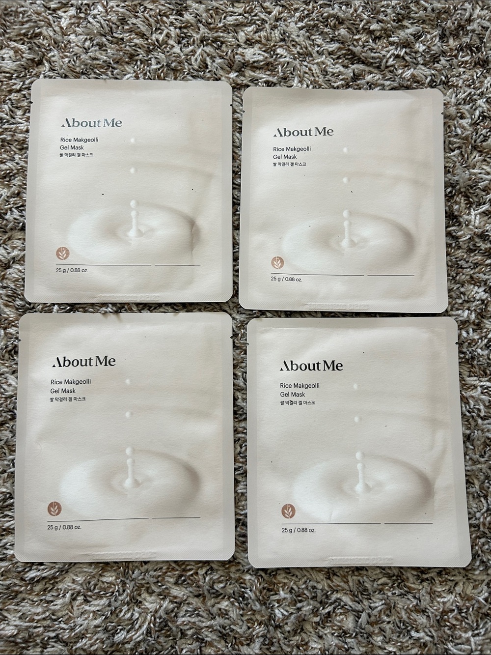 Rice Makgeolli Gel Mask — Cream Hydrating Sheet Mask (Pack of 4)
